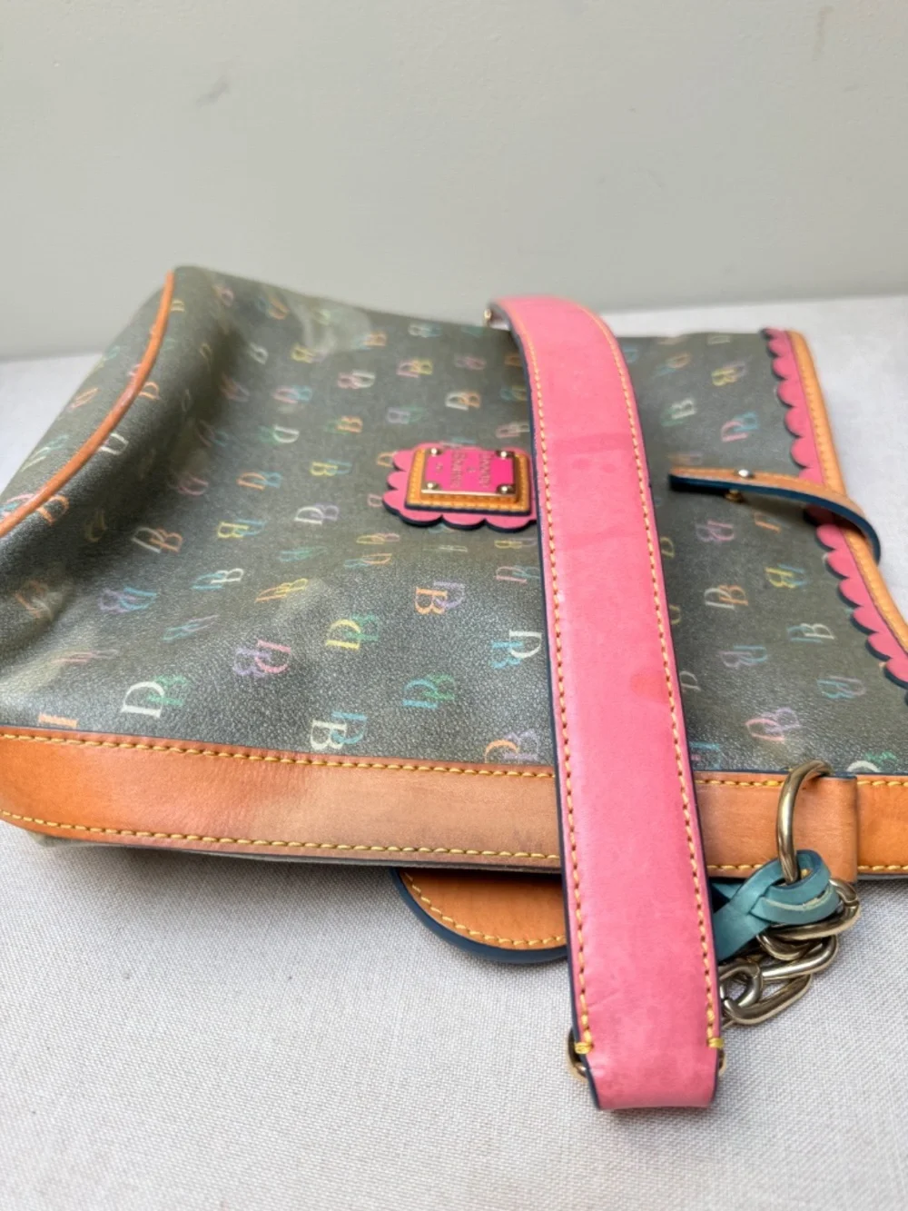 Dooney & Bourke Rainbow Monogram Bag Iconic Y2K 